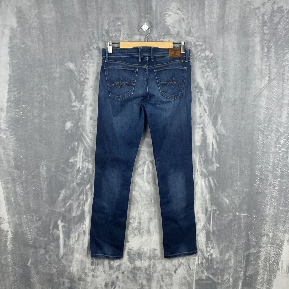 Lucky Brand Jeans Women's Size 28 Low Rise Cate Stacked Skinny Blue